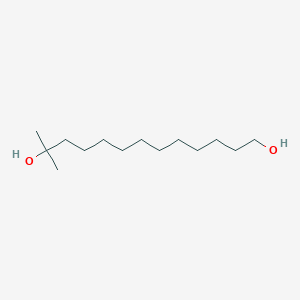 molecular formula C14H30O2 B14326746 12-Methyltridecane-1,12-diol CAS No. 109183-00-8