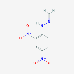 molecular formula C7H6N4O4 B143268 Methanal 2,4-dinitrophenylhydrazone CAS No. 1081-15-8