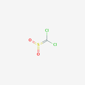 molecular formula CCl2O2S B14326801 Dichloro(dioxo-lambda~6~-sulfanylidene)methane CAS No. 110852-75-0