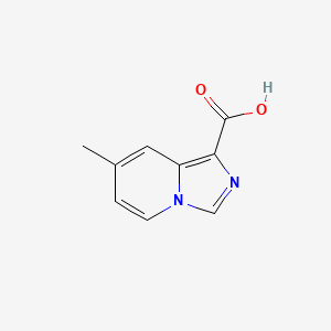 molecular formula C9H8N2O2 B1432684 7-Methylimidazo[1,5-a]pyridine-1-carboxylic acid CAS No. 1315362-15-2