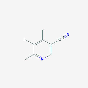 molecular formula C9H10N2 B1432690 4,5,6-Trimethylnicotinonitrile CAS No. 847154-74-9
