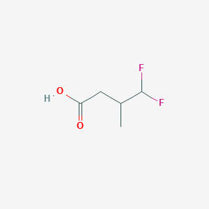 B1432691 4,4-Difluoro-3-methylbutanoic acid CAS No. 1785096-82-3