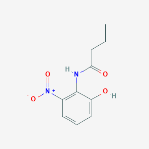 molecular formula C10H12N2O4 B1432696 N-(2-Hydroxy-6-nitrophenyl)butyramide CAS No. 500991-93-5
