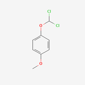molecular formula C8H8Cl2O2 B14326963 1-(Dichloromethoxy)-4-methoxybenzene CAS No. 104392-37-2
