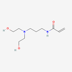 molecular formula C10H20N2O3 B14326969 N-[3-[bis(2-hydroxyethyl)amino]propyl]prop-2-enamide CAS No. 101421-55-0