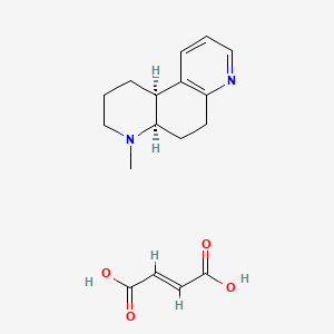 molecular formula C17H22N2O4 B14327027 cis-4-Methyl-1,2,3,4,4a,5,6,10b-octahydro-4,7-phenanthroline maleate CAS No. 101225-50-7