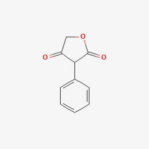 molecular formula C10H8O3 B14327068 3-Phenyloxolane-2,4-dione CAS No. 110680-30-3