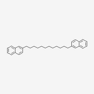 molecular formula C32H38 B14327073 2,2'-(Dodecane-1,12-diyl)dinaphthalene CAS No. 102745-34-6