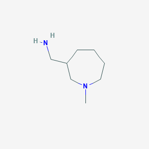 B1432710 (1-Methylazepan-3-yl)methanamine CAS No. 1556312-31-2