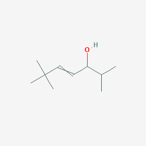 molecular formula C10H20O B14327194 2,6,6-Trimethylhept-4-en-3-ol CAS No. 109801-01-6