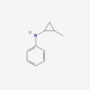 molecular formula C10H13N B1432727 N-(2-methylcyclopropyl)aniline CAS No. 1652596-28-5