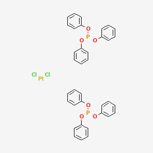molecular formula C36H30Cl2O6P2Pt B1432743 cis-Dichlorobis(triphenylphosphite)platinum(II) CAS No. 30053-58-8