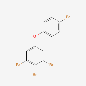 molecular formula C12H6Br4O B1432749 3,4,4',5-Tetrabromodiphenyl ether CAS No. 446254-50-8