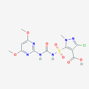 molecular formula C12H13ClN6O7S B143276 Halosulfuron CAS No. 135397-30-7