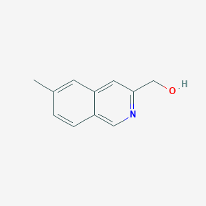 molecular formula C11H11NO B1432772 (6-Methylisoquinolin-3-yl)methanol CAS No. 412010-13-0