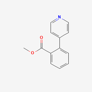 molecular formula C13H11NO2 B14328043 Methyl 2-(pyridin-4-yl)benzoate CAS No. 106047-16-9