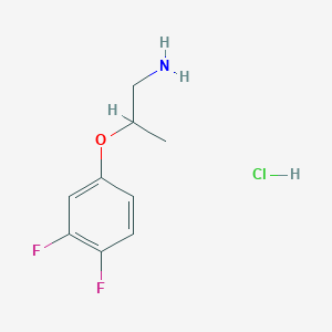2-(3,4-Difluorophenoxy)propan-1-amine hydrochloride