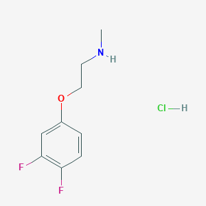 2-(3,4-difluorophenoxy)-N-methylethan-1-amine hydrochloride