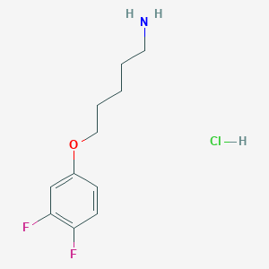 5-(3,4-Difluorophenoxy)pentan-1-amine hydrochloride