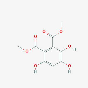 molecular formula C10H10O7 B14328528 Dimethyl 3,4,6-trihydroxybenzene-1,2-dicarboxylate CAS No. 103548-64-7