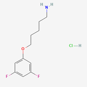 5-(3,5-Difluorophenoxy)pentan-1-amine hydrochloride