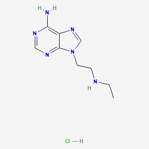 9-(2-(ethylamino)ethyl)-9H-purin-6-amine hydrochloride