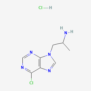 1-(6-chloro-9H-purin-9-yl)propan-2-amine hydrochloride