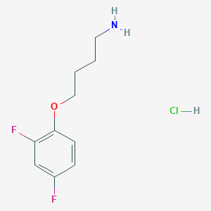 4-(2,4-Difluorophenoxy)butan-1-amine hydrochloride