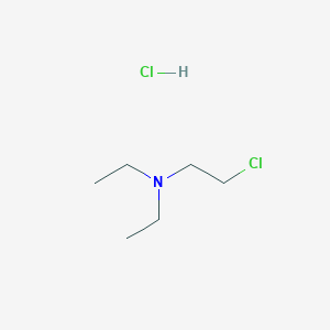 molecular formula C6H15Cl2N B143288 2-Chloro-N,N-diethylethanamine hydrochloride CAS No. 869-24-9
