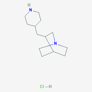 3-(Piperidin-4-ylmethyl)quinuclidine hydrochloride