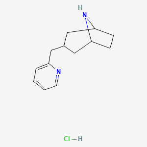 3-(Pyridin-2-ylmethyl)-8-azabicyclo[3.2.1]octane hydrochloride