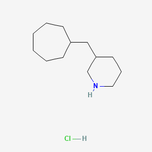 3-(Cycloheptylmethyl)piperidine hydrochloride