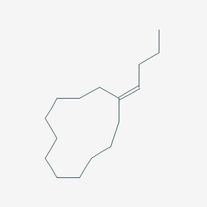 molecular formula C16H30 B14329078 Butylidenecyclododecane CAS No. 106161-81-3