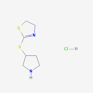 2-(Pyrrolidin-3-ylthio)-4,5-dihydrothiazole hydrochloride