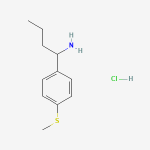 1-(4-(Methylthio)phenyl)butan-1-amine hydrochloride
