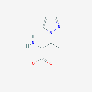 methyl 2-amino-3-(1H-pyrazol-1-yl)butanoate