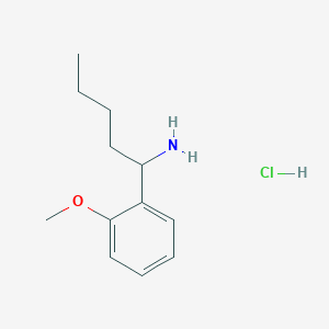 1-(2-Methoxyphenyl)pentan-1-amine hydrochloride