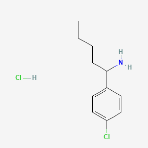 1-(4-Chlorophenyl)pentan-1-amine hydrochloride