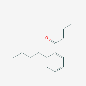 molecular formula C15H22O B14329250 1-(2-Butylphenyl)pentan-1-one CAS No. 103562-92-1