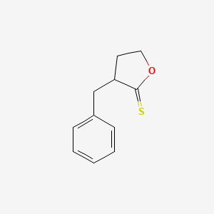 molecular formula C11H12OS B14329260 3-Benzyloxolane-2-thione CAS No. 105688-51-5