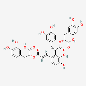 molecular formula C36H30O16 B1432938 Salvianolic acid E CAS No. 142998-46-7