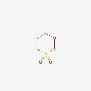 molecular formula C4H8O3S B14329839 1,3lambda~6~-Oxathiane-3,3-dione CAS No. 109577-03-9