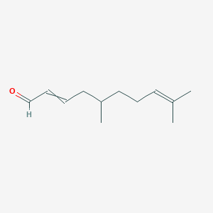 molecular formula C12H20O B14329927 5,9-Dimethyldeca-2,8-dienal CAS No. 103774-26-1