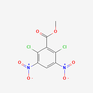 molecular formula C8H4Cl2N2O6 B1432996 Methyl 2,6-dichloro-3,5-dinitrobenzoate CAS No. 1146-80-1