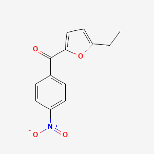 molecular formula C13H11NO4 B1433006 2-Ethyl-5-(4-nitrobenzoyl)furan CAS No. 1376300-86-5