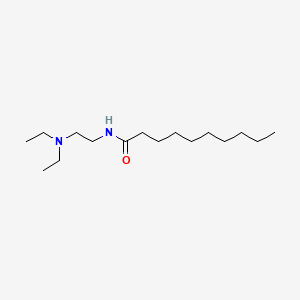 molecular formula C16H34N2O B14330112 Decanamide, N-(2-(diethylamino)ethyl)- CAS No. 101433-04-9