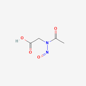 molecular formula C4H6N2O4 B14330624 N-Nitroso-N-acetylglycine CAS No. 97795-13-6