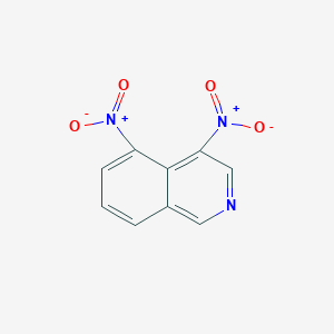 molecular formula C9H5N3O4 B14330686 4,5-Dinitroisoquinoline CAS No. 111493-33-5
