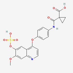 molecular formula C21H18N2O9S B1433069 Unii-NI7FZ38DO2 CAS No. 1628530-37-9