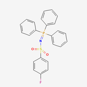 molecular formula C24H19FNO2PS B14330702 4-Fluoro-N-(triphenyl-lambda~5~-phosphanylidene)benzene-1-sulfonamide CAS No. 105899-98-7